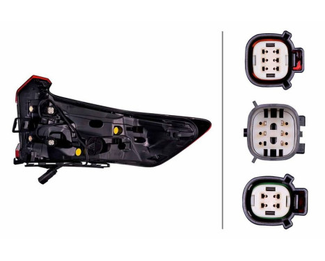 Rear light 2SK 015 561-111 Hella, Image 2