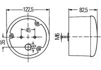 Rear light 2TA 964 169-257 Hella