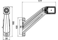 Rear light 2VP 340 934-201 Hella