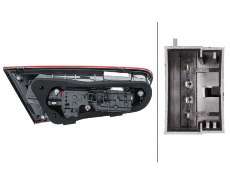 Rear light Audi A3 (8V1,8VK) 16- rebi 2TZ 012 834-061 Hella, Image 2