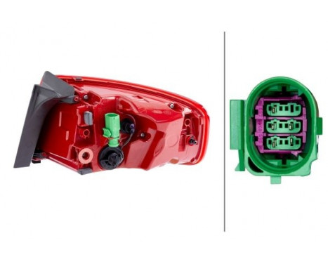 Rear light Audi A4 (8K2/B8) 11- libui led 2SK 010 916-091 Hella, Image 2