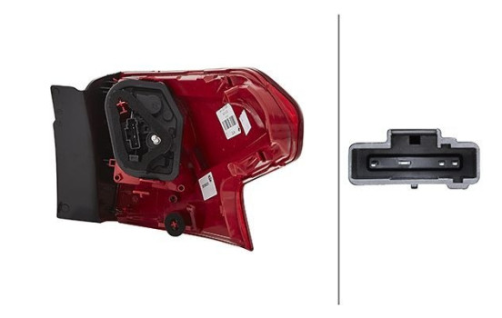 Rear light Citroen C5 III 08-10 libui 2SD 354 823-011 Hella, Image 2