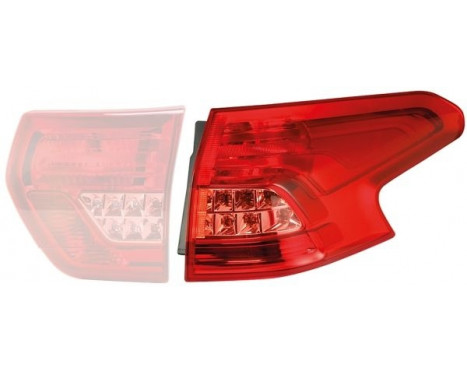 Rear light Citroen C5 III 08-10 rebui 2SD 354 823-021 Hella
