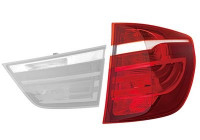 rear light glass right 0682936 Van Wezel