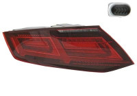 Rear light left 0387921 Van Wezel