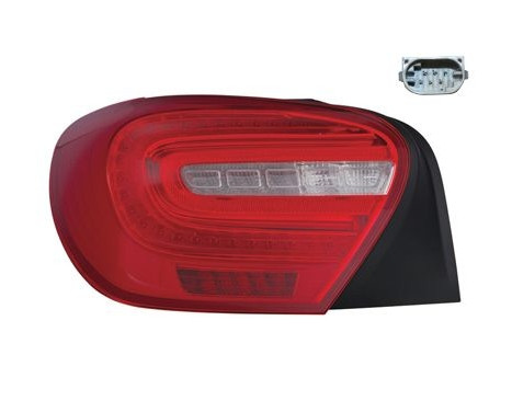Rear light left 3019925 Van Wezel