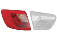Rear light left 4923931 Van Wezel