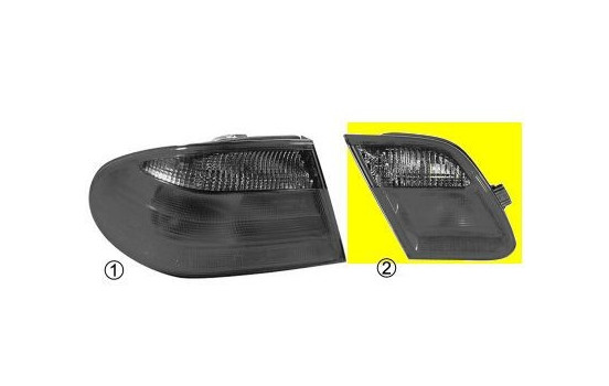 Rear light left from 10th month 1999 right inside RED/smoked 3029937 Van Wezel, Image 2