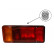 Rear light left from year 2000 Chassis-Cab 2813925 Van Wezel