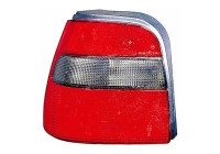 Rear light left Gray/Red 7615933 Van Wezel
