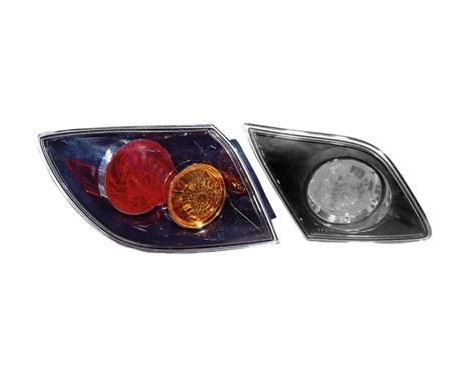 Rear light left outside 5-door BLACK 2735933 Van Wezel, Image 2