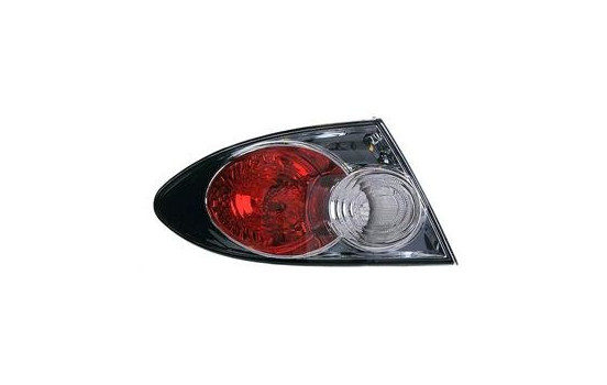 Rear light left outside from year 2006+ 4.5-door Chrome 2755931 Van Wezel