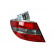 Rear light left Outside Smoked 3096925 Van Wezel