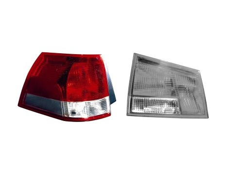 Rear light left outside + STATION White indicator 3769931 Van Wezel