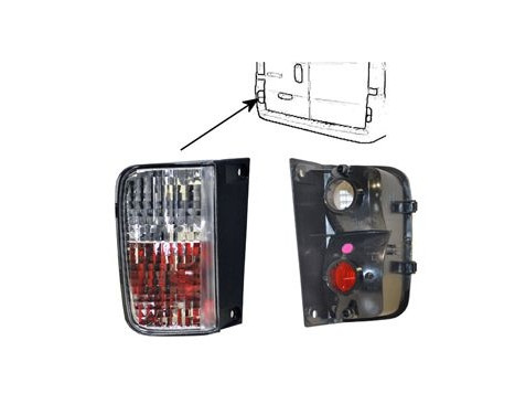 Rear light left with fog light 4394929 Van Wezel, Image 3