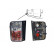 Rear light left with fog light 4394929 Van Wezel, Thumbnail 2