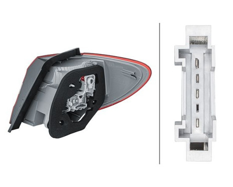 Rear light Mercedes B (W246) 11- 14 li bui 2SD 354 872-051 Hella, Image 2