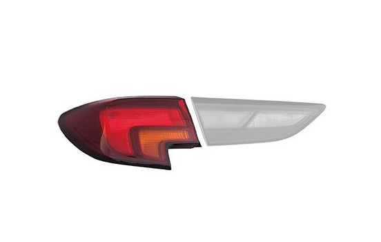 Rear light outside left 3810931 Van Wezel
