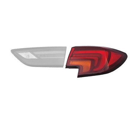Rear light outside right 3810936 Van Wezel