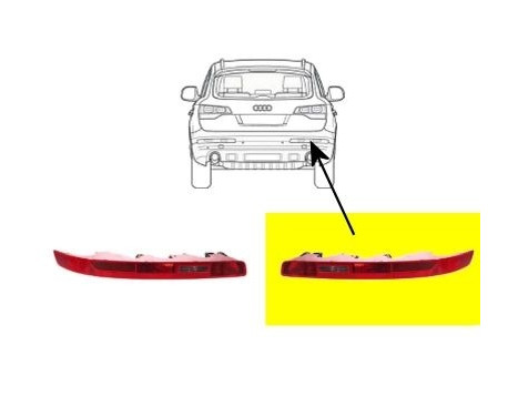Rear light right in bumper 0381930 Van Wezel, Image 2