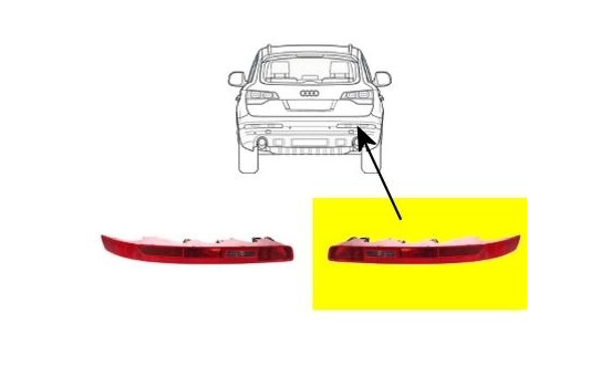 Rear light right in bumper 0381930 Van Wezel, Image 2