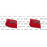Rear light set SET_044525 Valeo