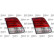 Rear light set SET_044907 Valeo
