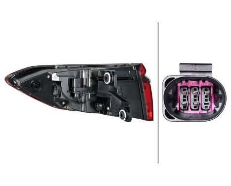 Rear light set SET_2SD 013 095-611 Hella, Image 5