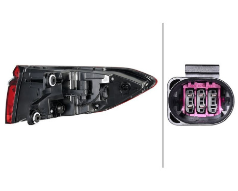 Rear light set SET_2SD 013 095-611 Hella, Image 3