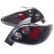 Rear light set suitable for Peugeot 206 excl. CC/SW - Black DL PER09J AutoStyle