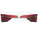 Rear light set