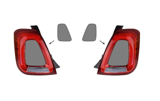 Rear light set