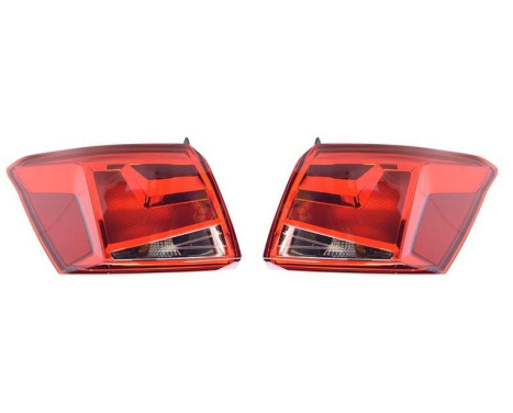 Rear light set