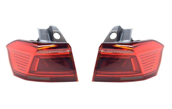 Rear light set