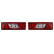 Rear light set