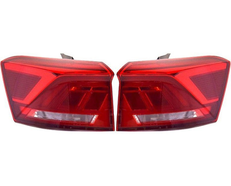 Rear light set