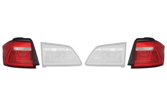 Rear light set