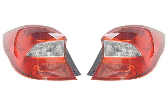 Rear light set