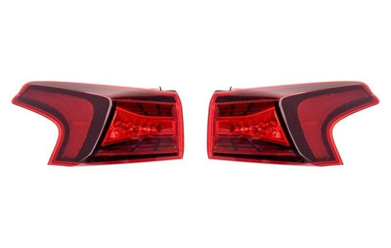 Rear light set