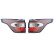 Rear light set