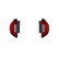 Rear light set