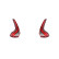Rear light set