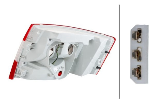 Rear light Skoda Octavia III 12- li 2SK 012 883-051 Hella, Image 2