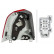 Rear light Volvo V70 III (bw) 2007- re led 2VA 011 527-041 Hella, Thumbnail 2