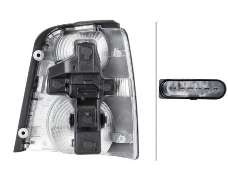 Rear light VW Touran (1T1/1T2) 11/06- li 2SK 009 477-091 Hella, Image 2