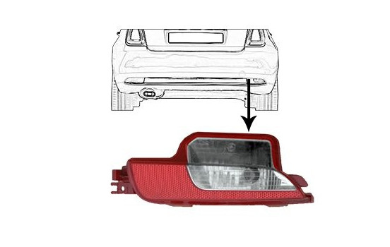 Reverse Light 1614930 Van Wezel