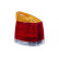 Right rear light (not for station) Orange flashing light 3768932 Van Wezel