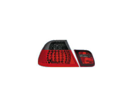 Set LED Taillights suitable for BMW 3-Series E46 Sedan 1998-2001 - Red/Smoke DL BMR26S AutoStyle, Image 3