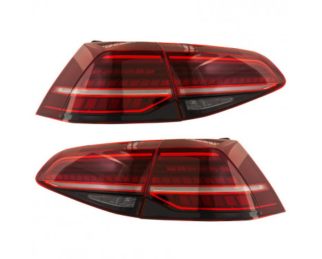 Set LED Taillights suitable for Volkswagen Golf VII Facelift (7.5) 2012- DL VWR25LRSD AutoStyle