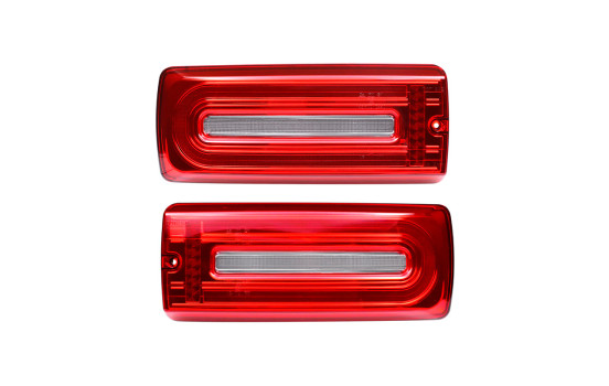 Set of LED Taillights suitable for Mercedes G-Class W463 G500/G550/G55/G63 AMG 1999-2018 - Red/Light DL MER01LC AutoStyle